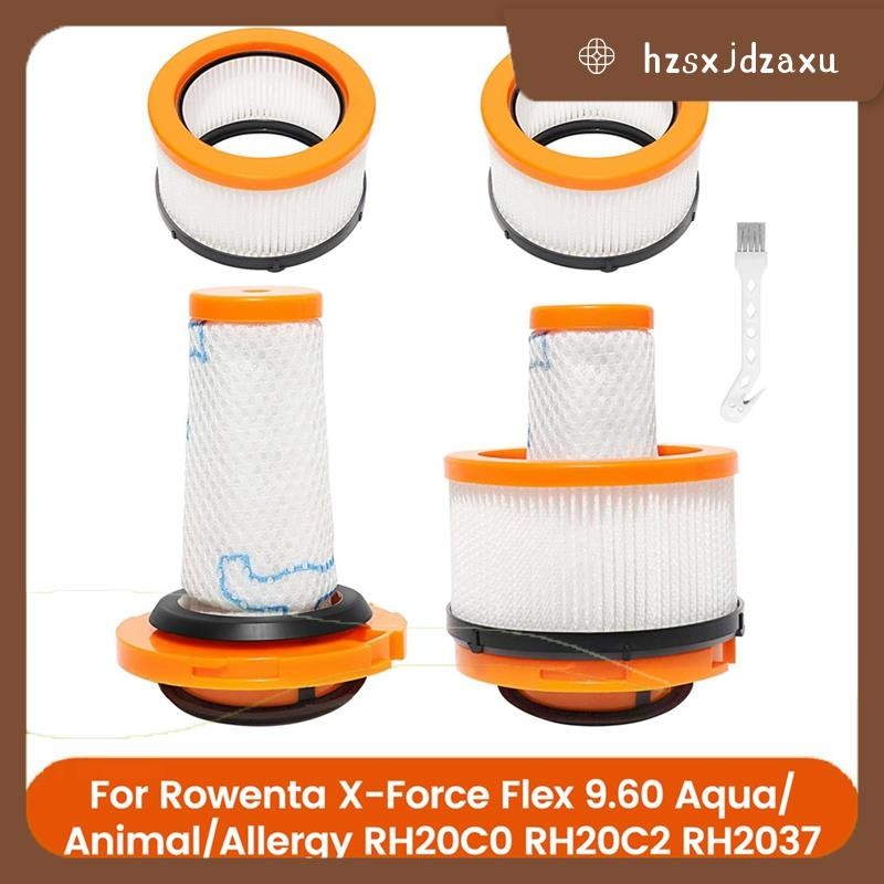 hzsxjdzaxu กรองทดแทนสําหรับ X-Force Flex 9.60 เครื่องดูดฝุ่น RH20C0 RH20C2 RH2037 Aqua/สัตว์ภูมิแพ้ร