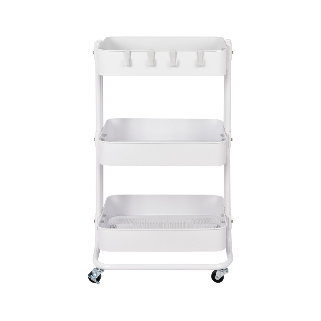 Koncept Furniture รถเข็น รุ่น TWINTY สีขาว (43x37x76 ซม.)  แบรนด์ KONCEPT FURNITURE