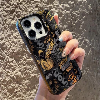 แฟชั่นดาร์กคอมิกส์ เคส Iphone 15 13 Pro Max 7Plus 11 12 14 Pro Max 11 Pro Max 7 8 14 15 Plus XR X XS Max