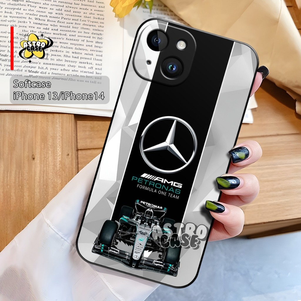 เคส Astro วัสดุยางเต็ม เหมาะสําหรับ iPhone 13 / iPhone 14 cool - เคส Softcase Motif F1 เคส macaron c