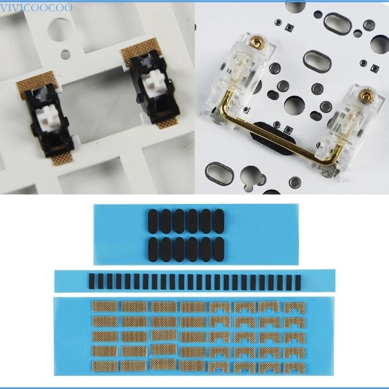 VIVI คีย์บอร์ด PCB ซ่อม Pad คีย์บอร์ดเครื่องกล Stabilizer Satellite Shaft ปะเก็น