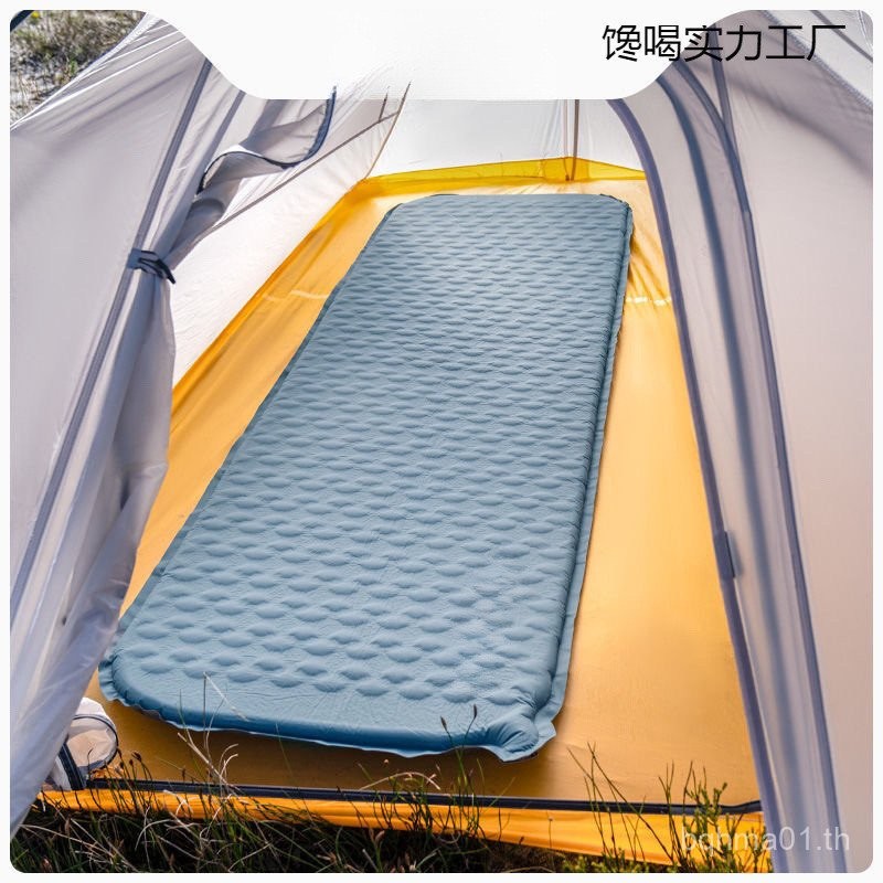 Feather Bone ฟองน้ําน้ําหนักเบาพิเศษเบาะเป่าลมแบบพกพากลางแจ้ง Camping เต็นท์ Moisture-Proof Mat Ultr