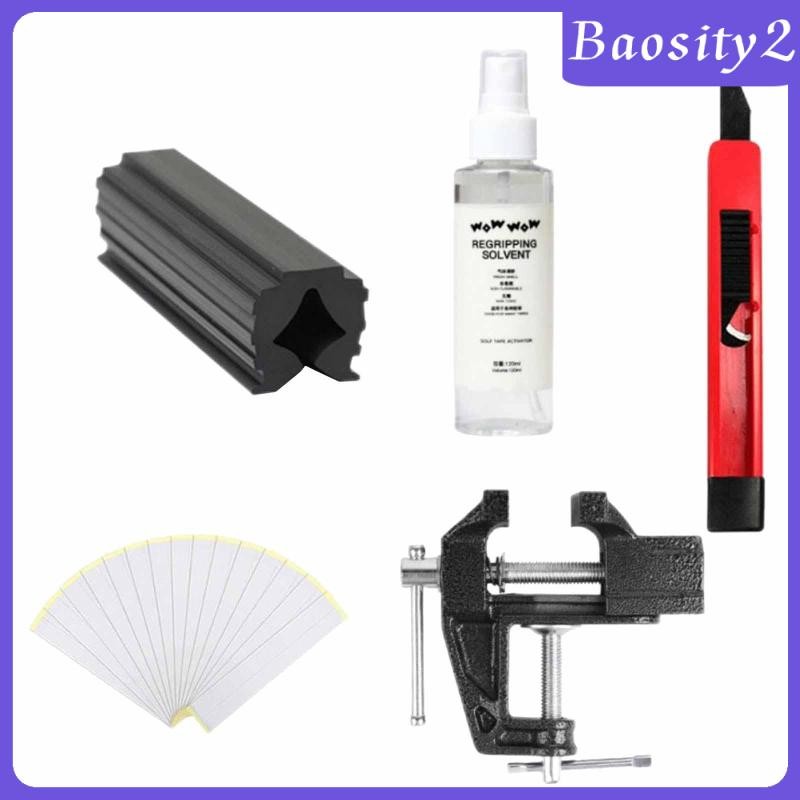 [Baosity2] Golf Club Grip Kit Set Spray Solvent Replacement Professional Repairing 15 แถบเทปVises Cl