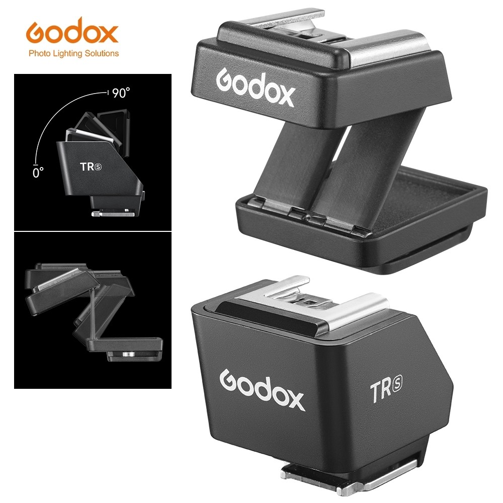 Godox TR TTL รองเท้าร้อน Riser FSR สัมผัสเดียวพับรองเท้าร้อน Riser สําหรับ Godox Mini iFlash iT20 iT
