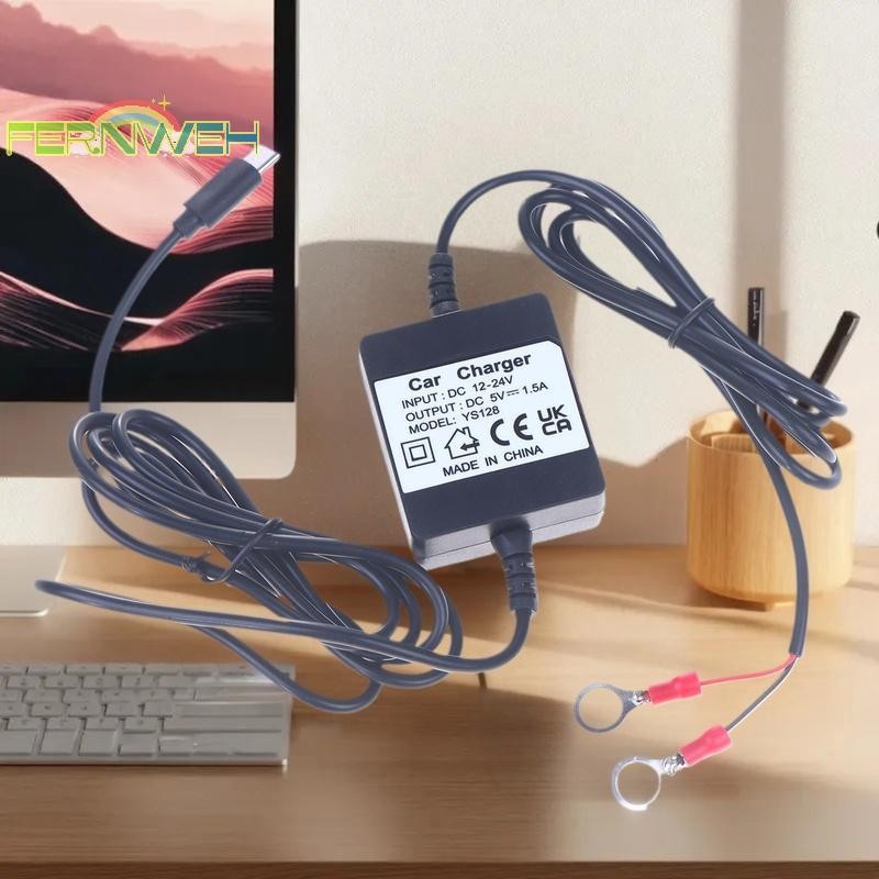 <Fernweh> 1/2/3PCS GPS Tracker Charger ประเภท C สําหรับ TK905 TK915 TK905B Charger รถสําหรับ TK102B 