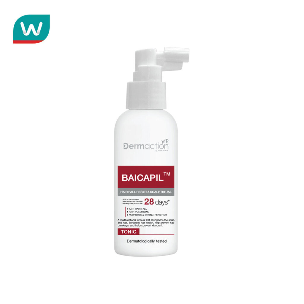 Dermaction Plus by Watsons เดอมาแอคชัน บาย วัตสัน แฮร์ ฟอล รีซิสท์ แอนด์ สคัลพ์ ริชชวล โทนิค 100มล.