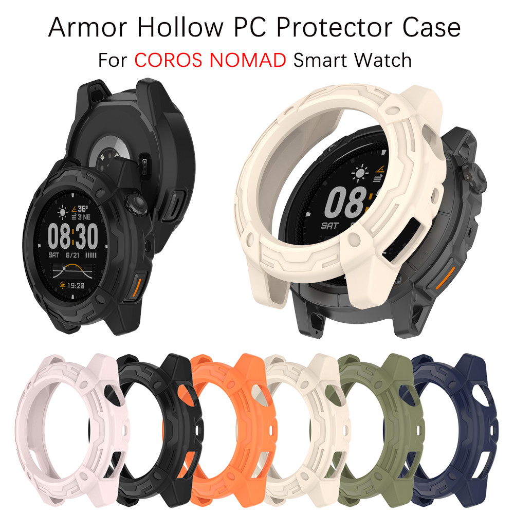 เกราะ Hollow PC Protector สําหรับ For COROS NOMAD กรอบ Hard Cover การพิมพ์เกราะป้องกัน for coros nomad กรณีกันชน