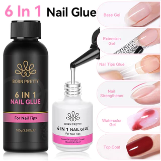 【Local】BORN PRETTY 100g เล็บเจล 6 IN 1 ฐานยางกึ่งถาวร ขนาดใหญ่