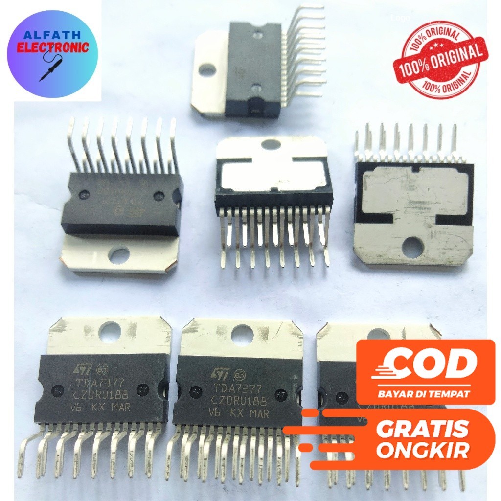 TDA7377 ทรานซิสเตอร์ IC TDA7377 TDA 7377 คุณภาพที่ดีดั้งเดิม