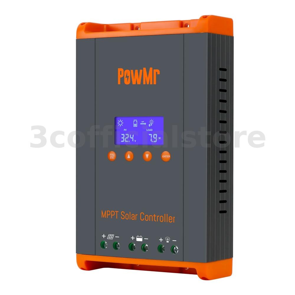 PowMr HHJ60-PRO MPPT 60A Solar Charge Controller แผงพลังงานแสงอาทิตย์ตัวควบคุม 12V 24V 36V 48V Paral