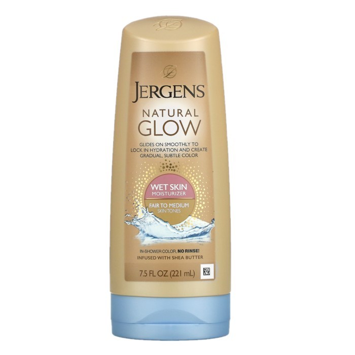 Jergens, Natural Glow, Wet Skin Moisturizer, Fair to Medium, 7.5 fl oz (221 ml)