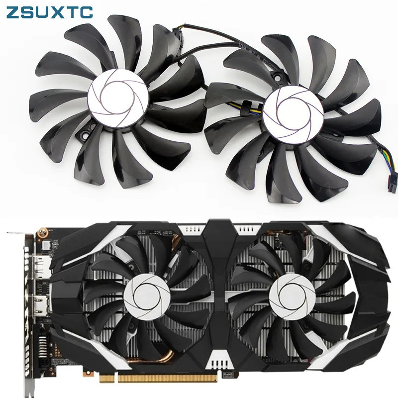 ใหม่ 85 มม.HA9010H12F-Z 4Pin Cooler พัดลมสําหรับ MSI GTX 1060 OC 6G GTX 960 P106-100 P106 GTX1060 GT