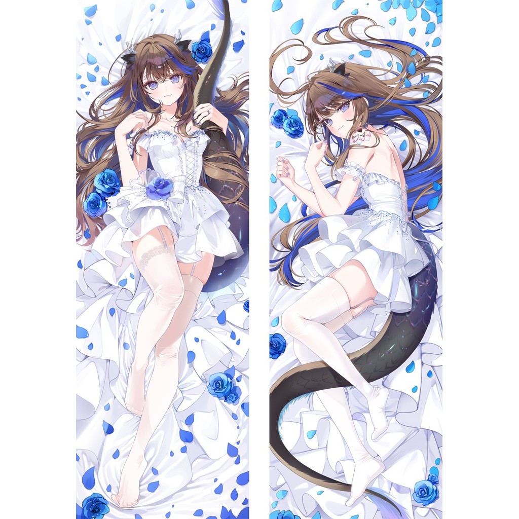 หมอนกอด anime Airi Kanna Dakimakura พิมพ์สองด้าน พร้อมกระเป๋าเก็บ