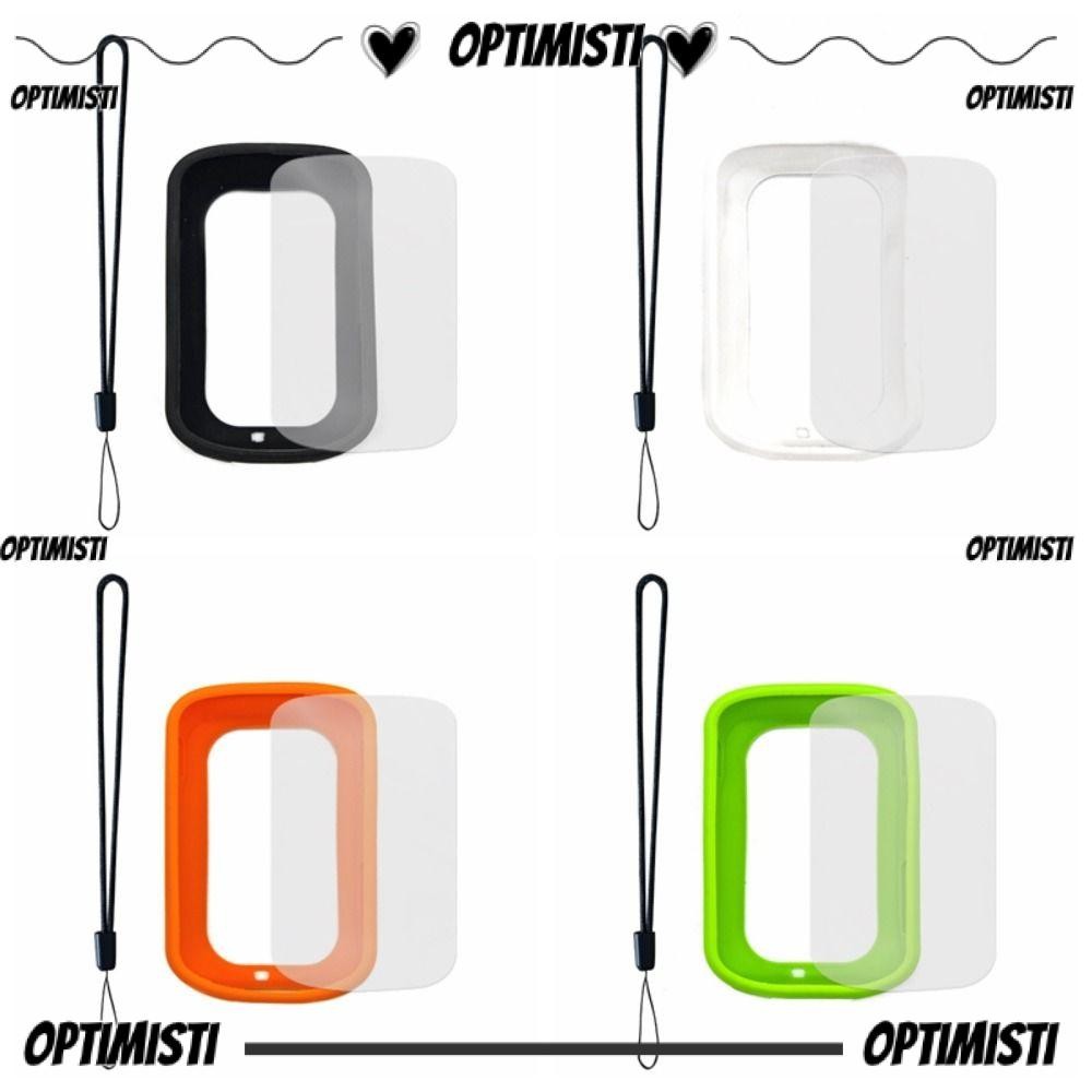 OPTIMISTI ฝาครอบป้องกัน, คอมพิวเตอร์ GPS จักรยานซิลิโคนป้องกันการตก, น้ําหนักเบาทนทานกันกระแทกฟิล์มห