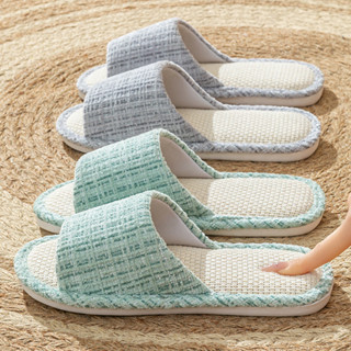 ✨รองเท้าแตะผู้หญิงผ้าลินิน 2025✨ พื้นนุ่มกันลื่น-เงียบ! สำหร…