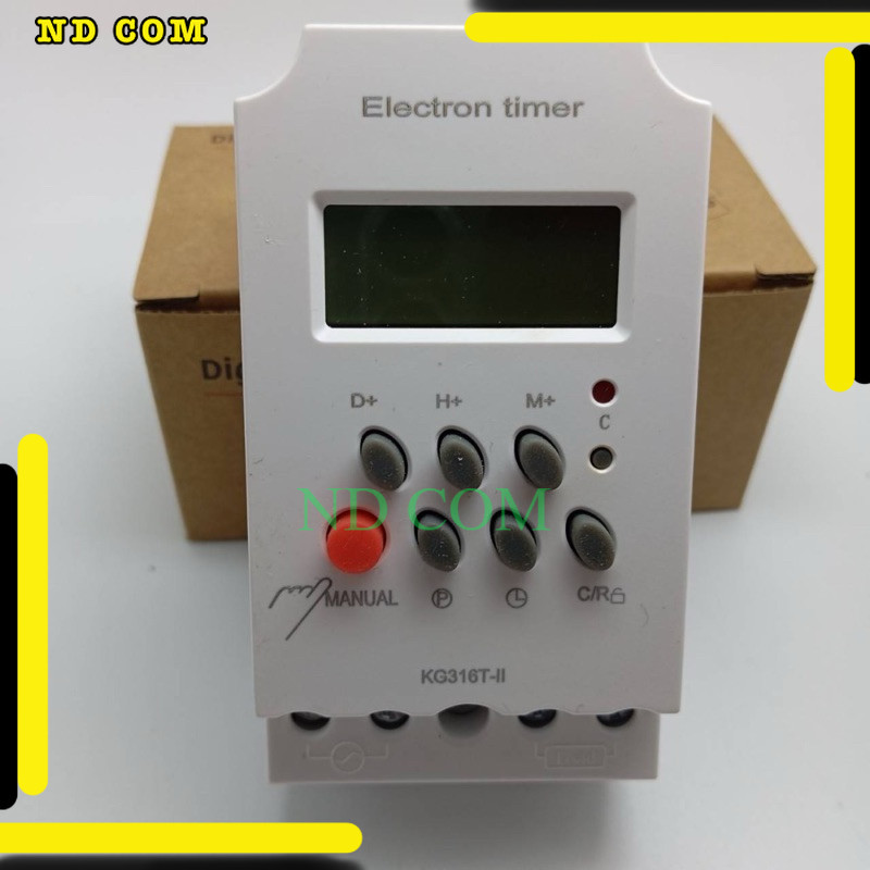 Timer Switch 24VDC 25A KG316T-ll เครื่องตั้งเวลา เปิด-ปิด อุปกรณ์ไฟฟ้า อัตโนมัติ Digital time Switch