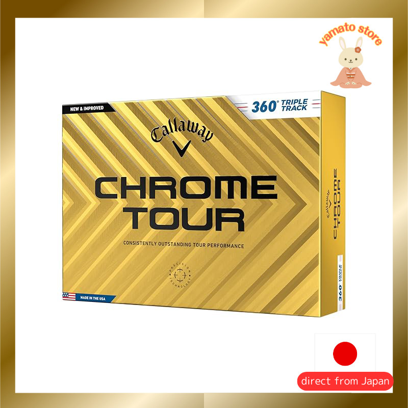Callaway Golf Balls CHROME TOUR 24 1 dozen (12 balls) 4-piece construction
