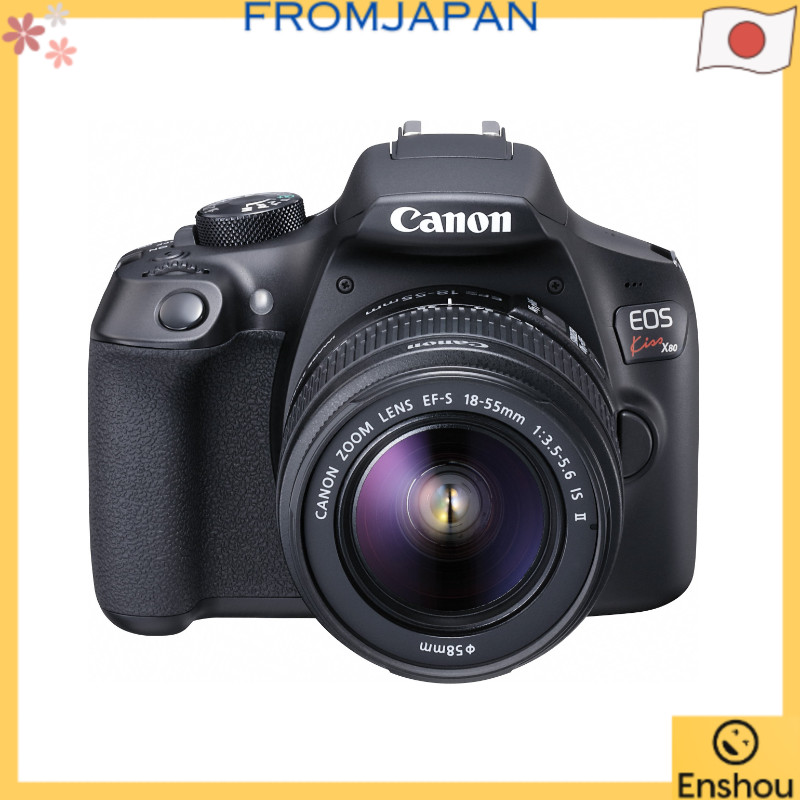 FromJapan[USED]Canon Digital Single-Lens Reflex Camera EOS Kiss X80 Lens Kit EF-S18-55mm F3.5-5.6 IS