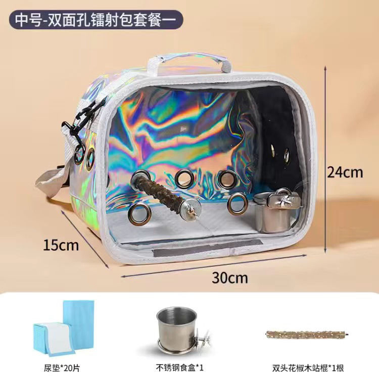 สินค้าใหม่พร้อมสต็อก Parrot Outing Bag Summer Outing Bird Walking Bag Parrot Takeaway Bag Parrot Out