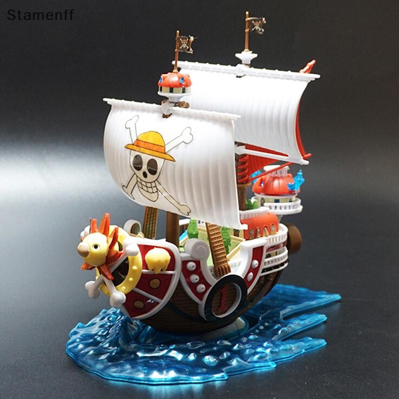 Null One Piece THOUSAND SUNNY Pirate Ship ของเล่นโมเดลประกอบของสะสม null