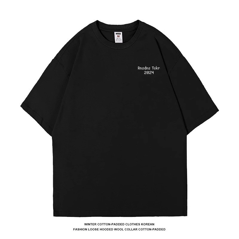 ผ้าฝ้ายยาว 32COD Xinjiang 2025P20 [ผ้าฝ้ายแท้สีดําสีขาว 260 ผ้าฝ้ายเส้นด้ายคู่ DX0005 นับ] S-3XLnew2