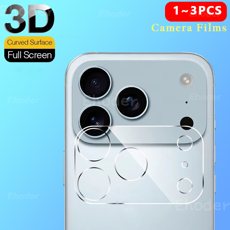 1 ~ 3PCS กล้องเลนส์ป้องกันกระจกสําหรับ iPhone 17 Pro Max 17Ari 4G 5G 2025 กระจกนิรภัยฟิล์มสําหรับ i1