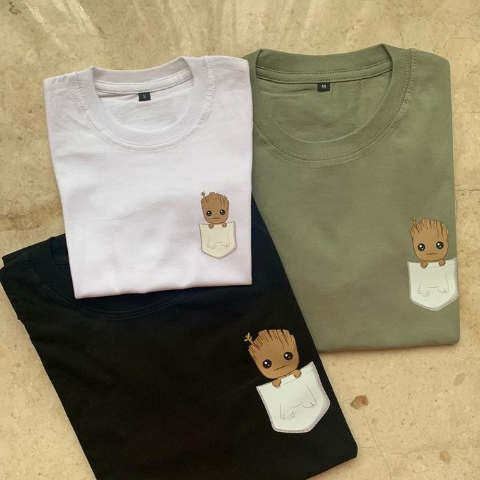 เสื้อยืดคู่รักครอบครัว Gr00t - Duckee Season 7 - สีขาว เด็ก S