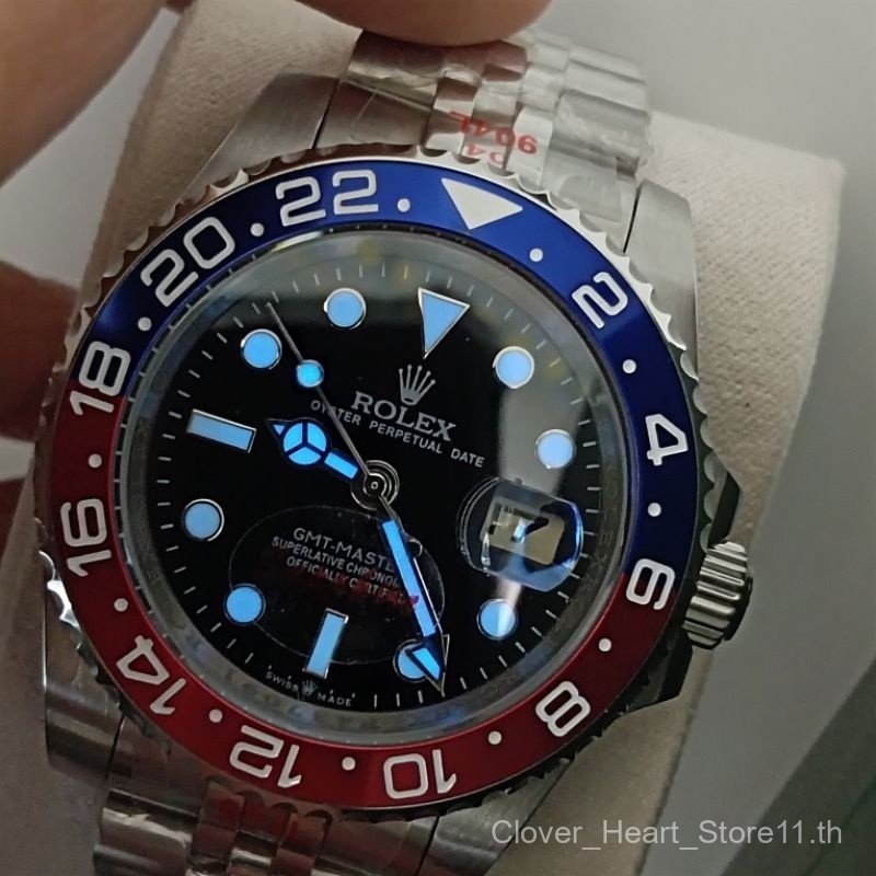 2024 Rolex GMT Pepsi Working Sapphire Glass Hands ANR0