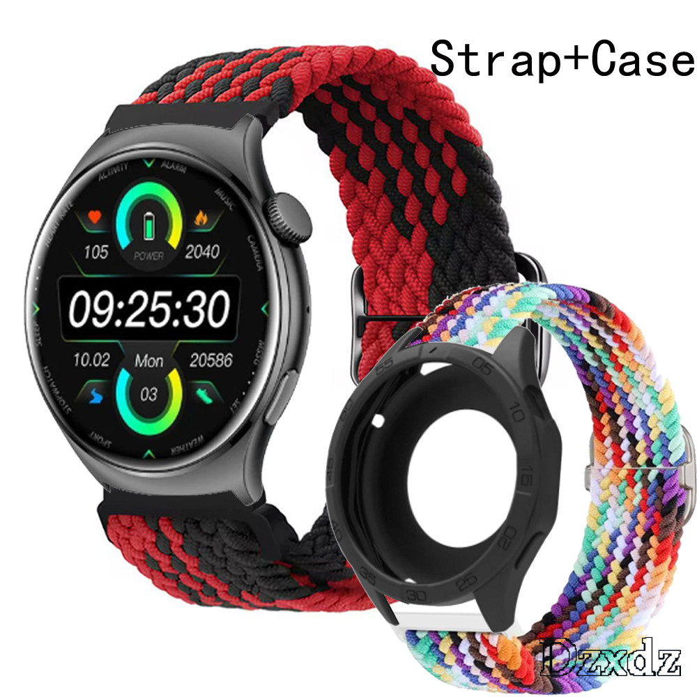 สําหรับ GOOJODOQ FB039 FB027 เคสสมาร์ทวอทช์ GOOJODOQ FB039 FB027 สายนาฬิกาฝาครอบป้องกันไนลอน Soft Ba