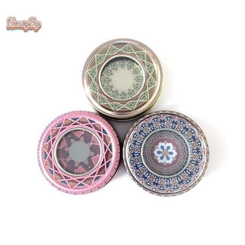 Honebird Saffron กล่องดีบุกสําหรับ 1 g saffiron กล่องบรรจุกล่องดีบุกหน้าต่าง pvc Nice