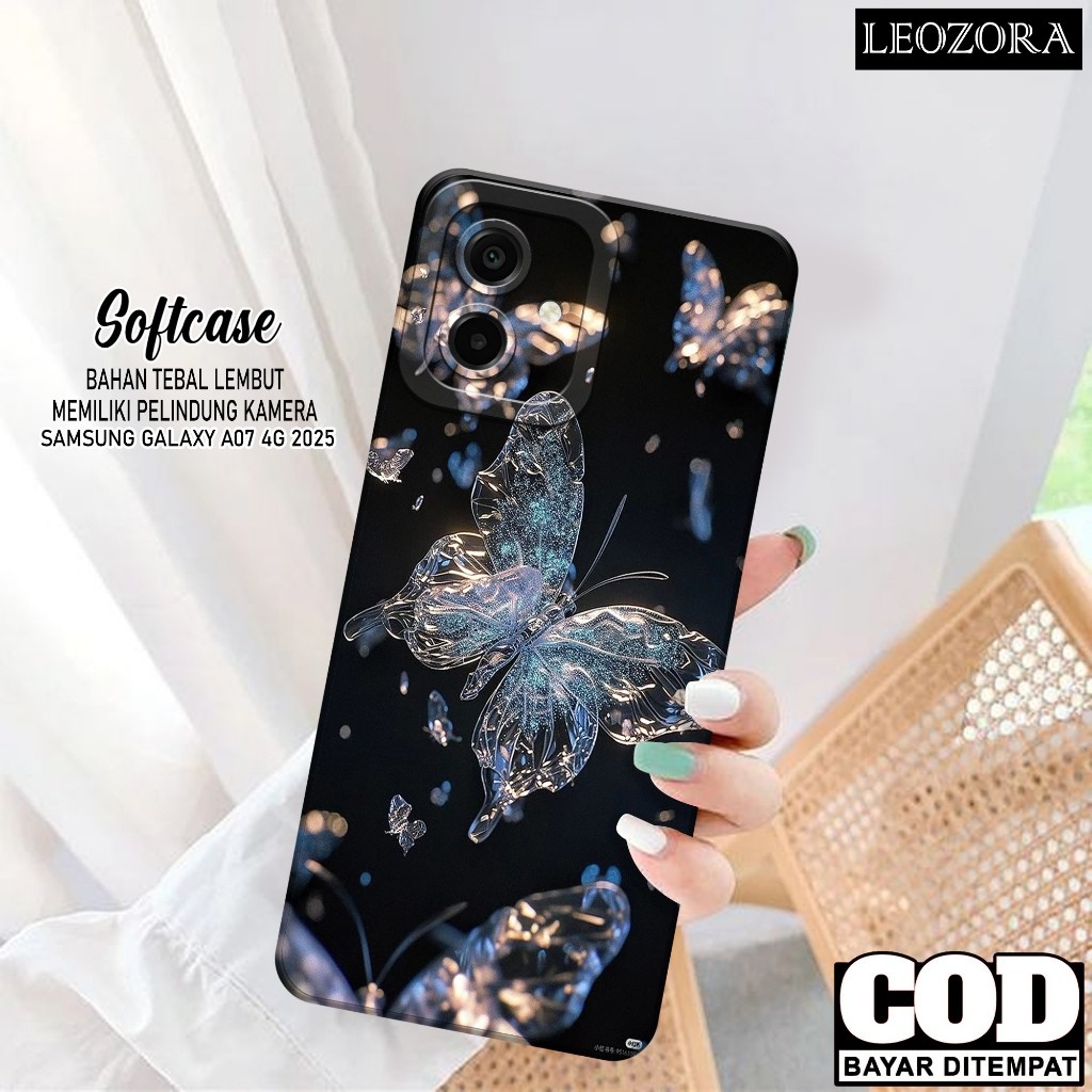 HP Samsung Galaxy A07 4G 2025 กรณีล่าสุด Softcase Pro กล้อง Softcase Samsung A07 4G เคสโทรศัพท์ Sams