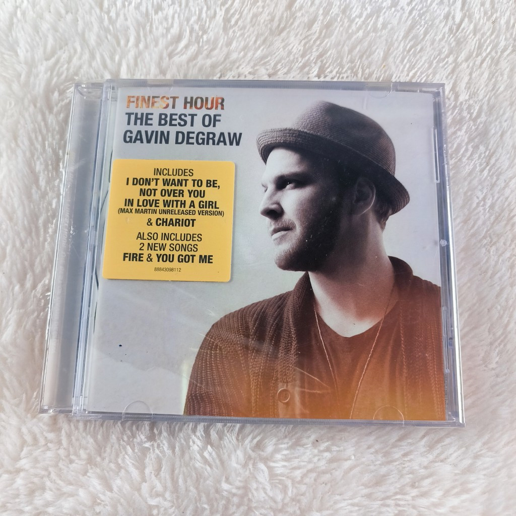 Z126 Gavin Degraw Finest Hour: The Best Of Gavin Degraw CD Compilation คุณภาพสูง C0103