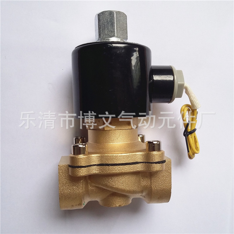 2WT200-20 ปกติเปิด 2W200-20K ท่อ Hydrophobic DN20 โซลินอยด์วาล์ว 6 จุดทองแดงวาล์วสองทาง