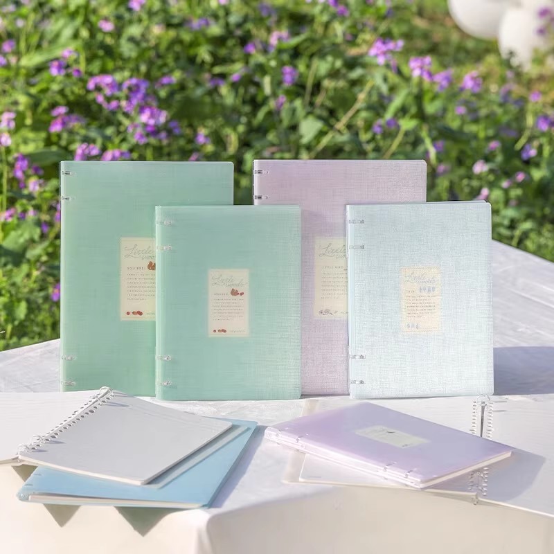 2024 ใหม ่ Kokuyo Littlewoods Series 4 หลุมหลวมโน ้ ตบุ ๊ ค Campus Binder