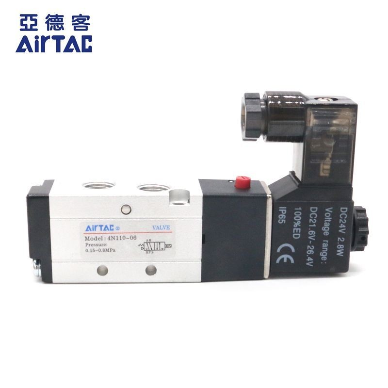 Yadeke งานไม้เครื่องปั่นเฉพาะ 2-Bit 5-Pc Solenoid วาล์ว 4N110-06 4N210-08 4N310-10