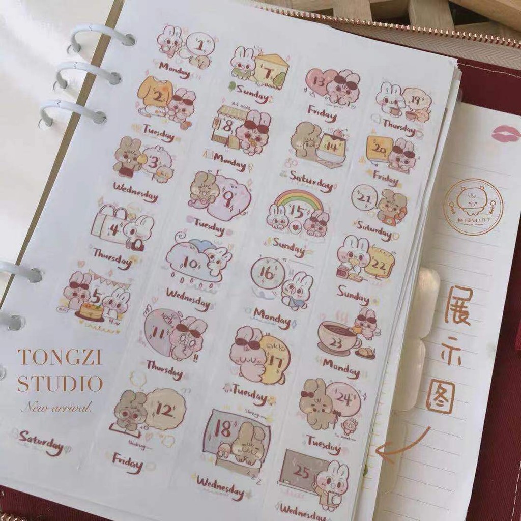 [Meow Shop] Tape Packing Kiriko Original Tape Packing Collection สติ๊กเกอร์บัญชีมือสาวการ์ตูนน่ารัก