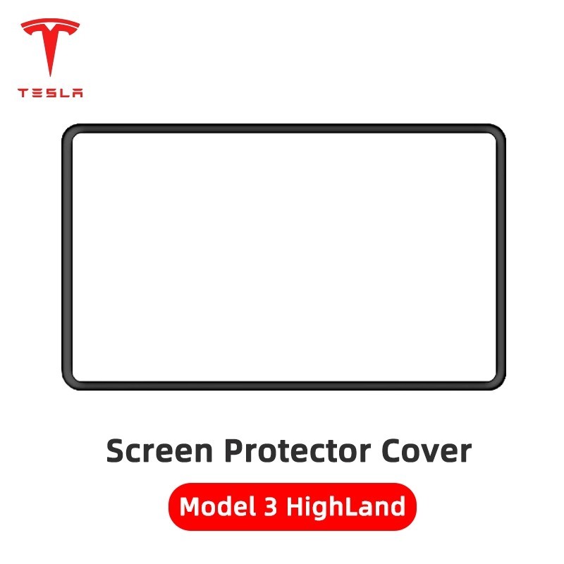สําหรับ Tesla Model 3 Highland/Model Y Juniper กรอบซิลิโคนหน้าจอ ป้องกันขอบหน้าจอและกระจกมองหลัง