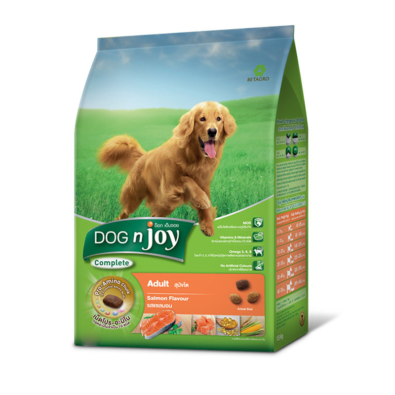 Dog n Joy คอมพลีท สุนัขโต แซลมอน 1.5 Kg