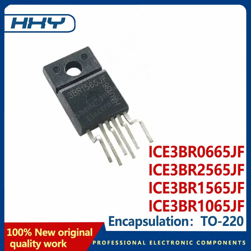 5 ชิ้น ICE3BR0665JF ICE3BR2565JF ICE3BR1565JF ICE3BR1065JF TO-220F ทรานซิสเตอร์เอฟเฟกต์ภาคสนาม
