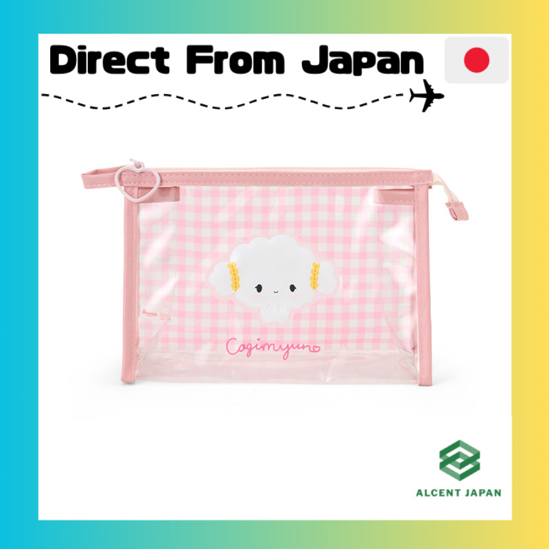 Sanrio (SANRIO) Clear Pouch Cogyumun Transparent PVC & Steel Zipper Closure Age 3+ Approx. W22×D10×H