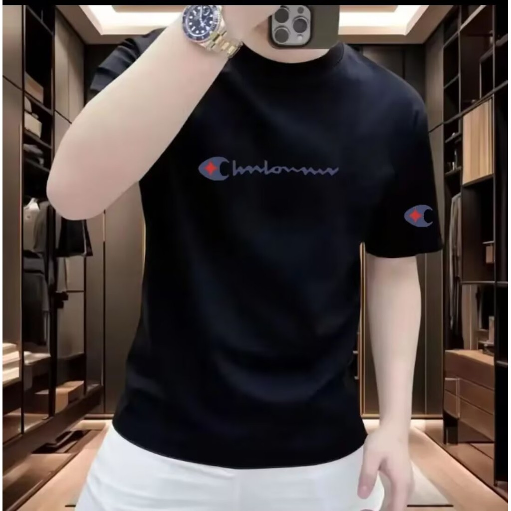 NEW2025new Round Neck2025Half-sleeve Zone Tops for Students Short Sleeve Summer Casual Champion Loos