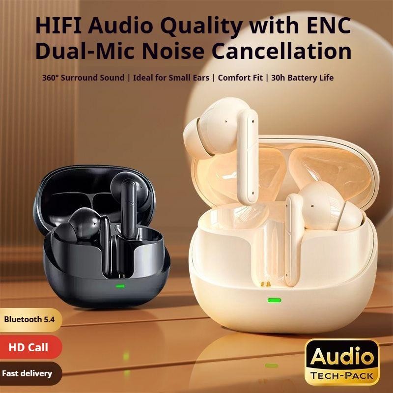 Q23 หูฟังบลูทูธเสียงสเตอริโอ HD Call อายุการใช้งานยาวนานบลูทูธลดเสียงรบกวนอัจฉริยะ 5.4