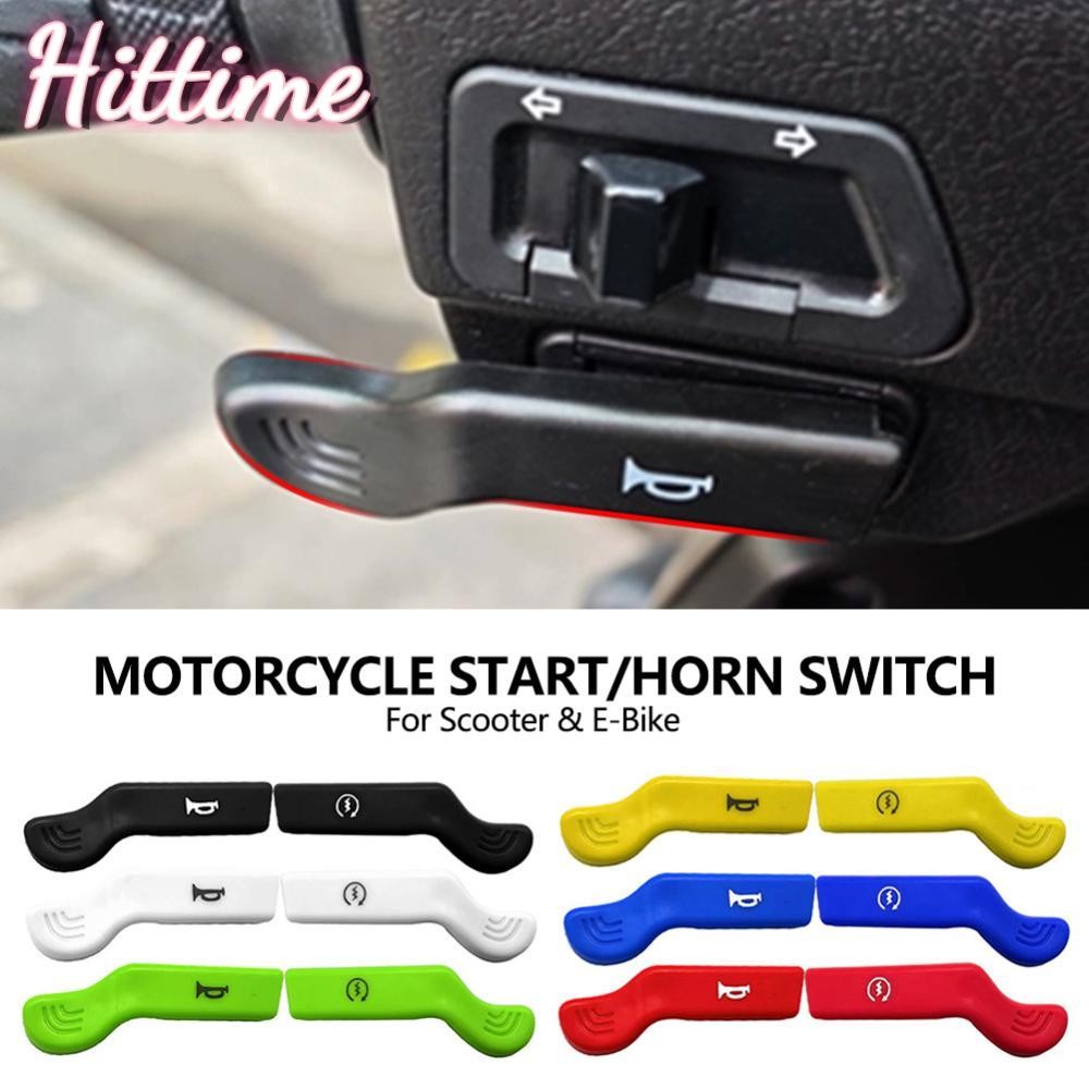 HITTIME 2 ชิ้นรถจักรยานยนต์เริ่มต้นฮอร์นสวิทช์ขยายปุ่ม Handlebar Extender ควบคุมอุปกรณ์เสริมสําหรับส