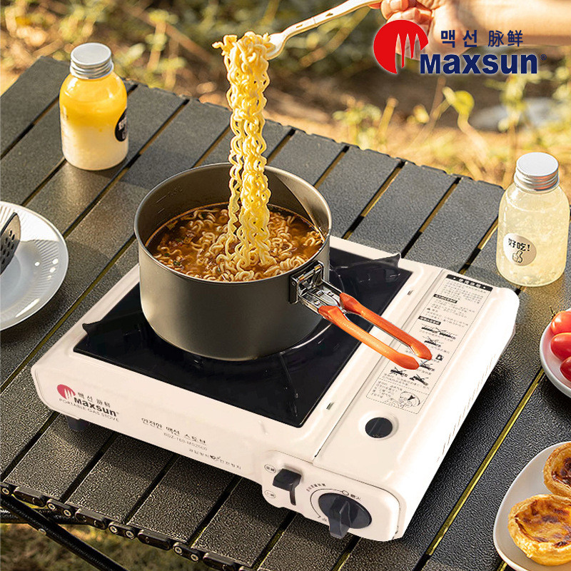 หม้อต้มแก๊สแบบพกพา Maixian MS2000 สำหรับตั้งแคมป์กลางแจ้ง