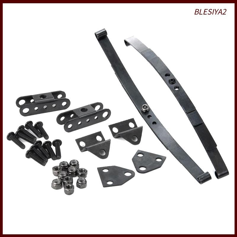 [Blesiya2] 2PCS Steel Hard Leaf Spring Suspension สําหรับ Axial D90 RC 4WD TF2 1/10 RC Rock