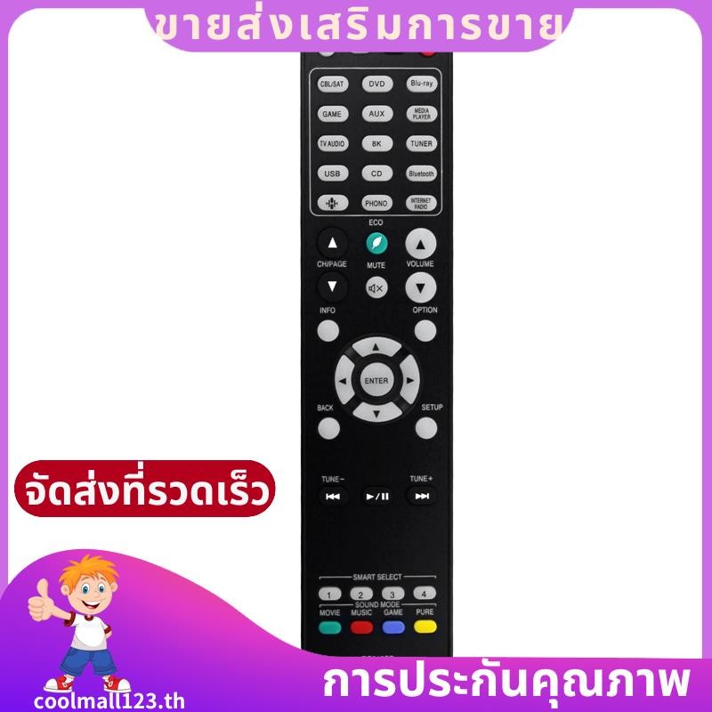 RC042SR รีโมทคอนโทรลสีดําสําหรับ 4K UHD Ultra HD AV Receivers Remote SR6015 NR1711 SR5015 SR5015OM .