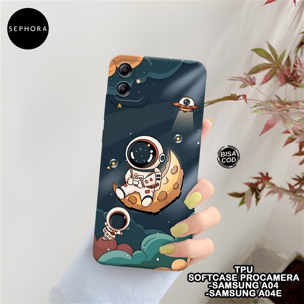 เคส HP SEPHORA Samsung A04 / A04E - เคสแฟชั่น Astronaut - Softcase Samsung A04 / A04E - เคส Pro - เค