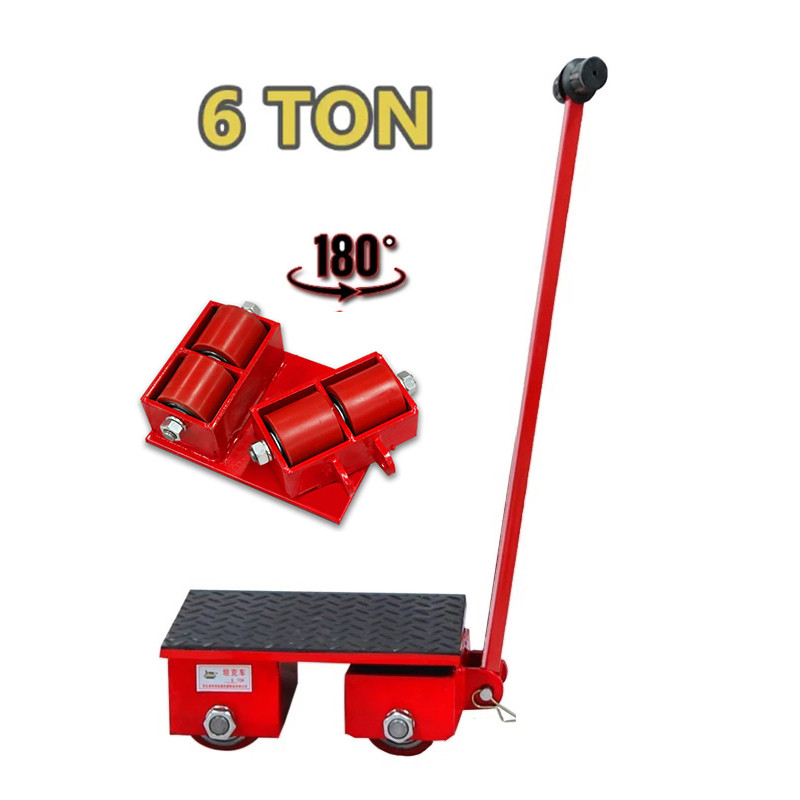 ​​รถลากเครื่องจักรหรือสินค้า (Cargo Trolly) รุ่น CRA-6 ขนาด 6 ตัน พร้อมล้อยาง 4 ล้อ​​