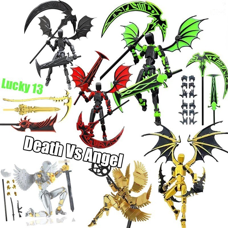 Dummy 13 Action Figure Titan Multi-articular หุ่นยนต์ของเล่น 3D เครื่องพิมพ์ Movable อะนิเมะรูปความเครียดบรรเทา Decompression ของเล่นสําหรับ Boy