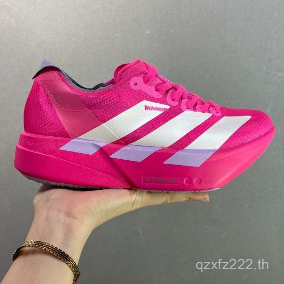 Adizero Adios Pro 4 รองเท้าวิ่งผู้ชายและผู้หญิงแผ่นคาร์บอน Adizero EVO SL กีฬารองเท้า JR1269